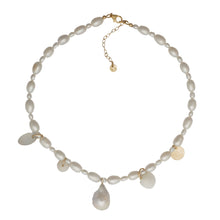 Pearl & Seashell Charm Necklace