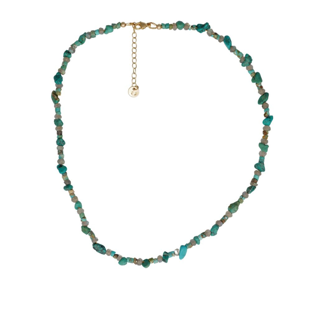 Turquoise and Labradorite Necklace