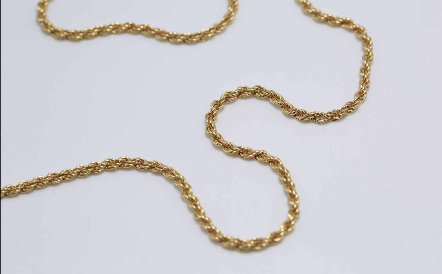 Large Twist Chain Necklace