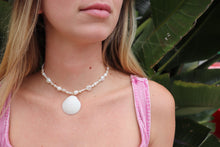 Scallop Seashell Pearl Necklace