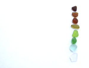 Sea Glass Stack Adjustable Necklace