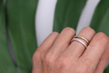 Thick Stacking Hammered Ring